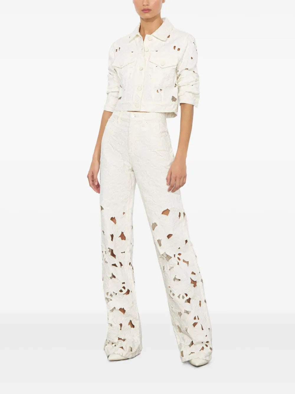 Chloe Embroidered Denim Jacket