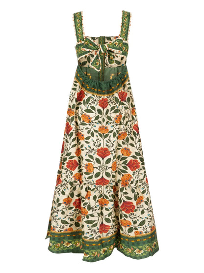 Floral-Print Maxi Dress