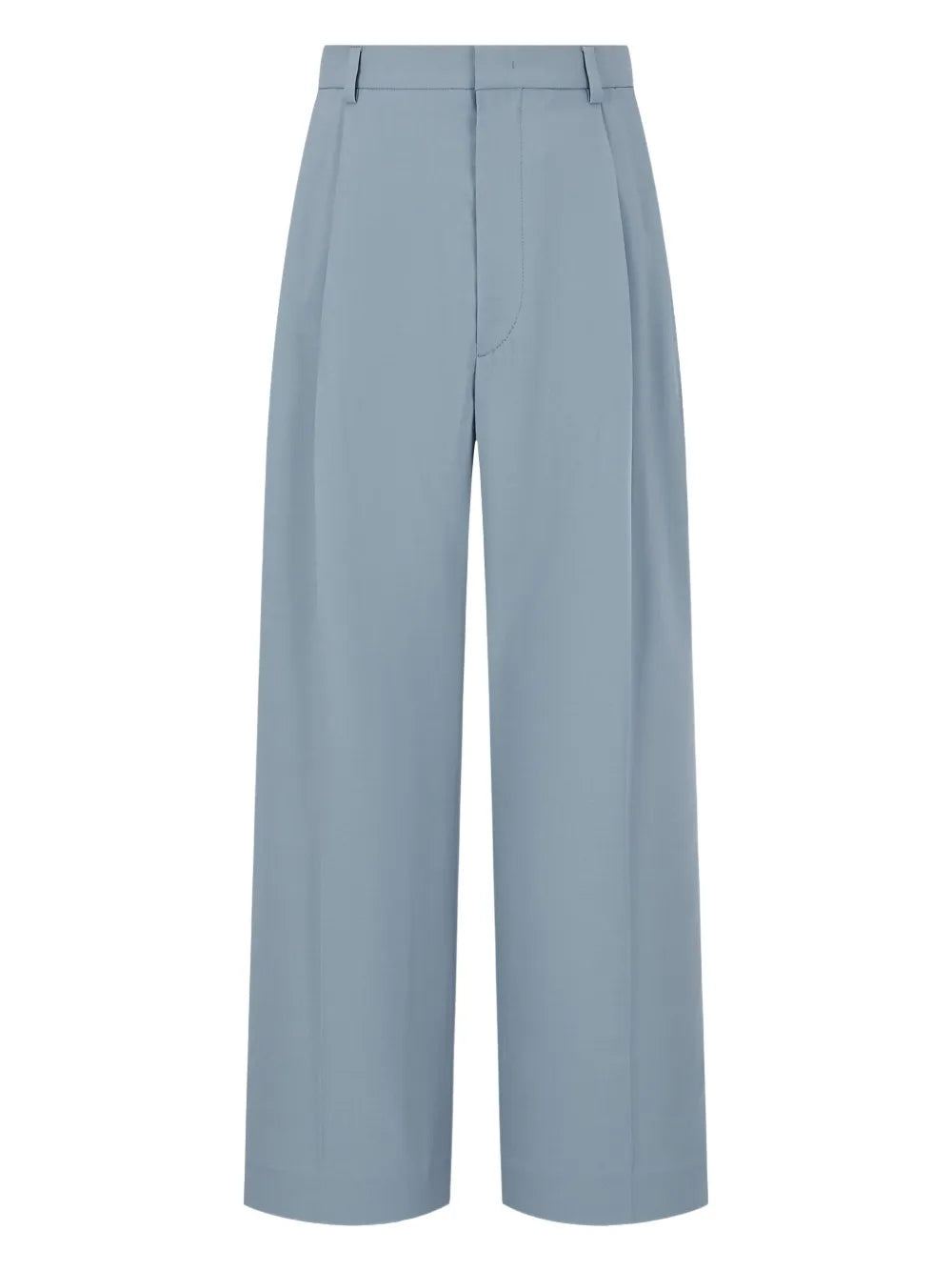 Pleated Wide-Leg Trousers