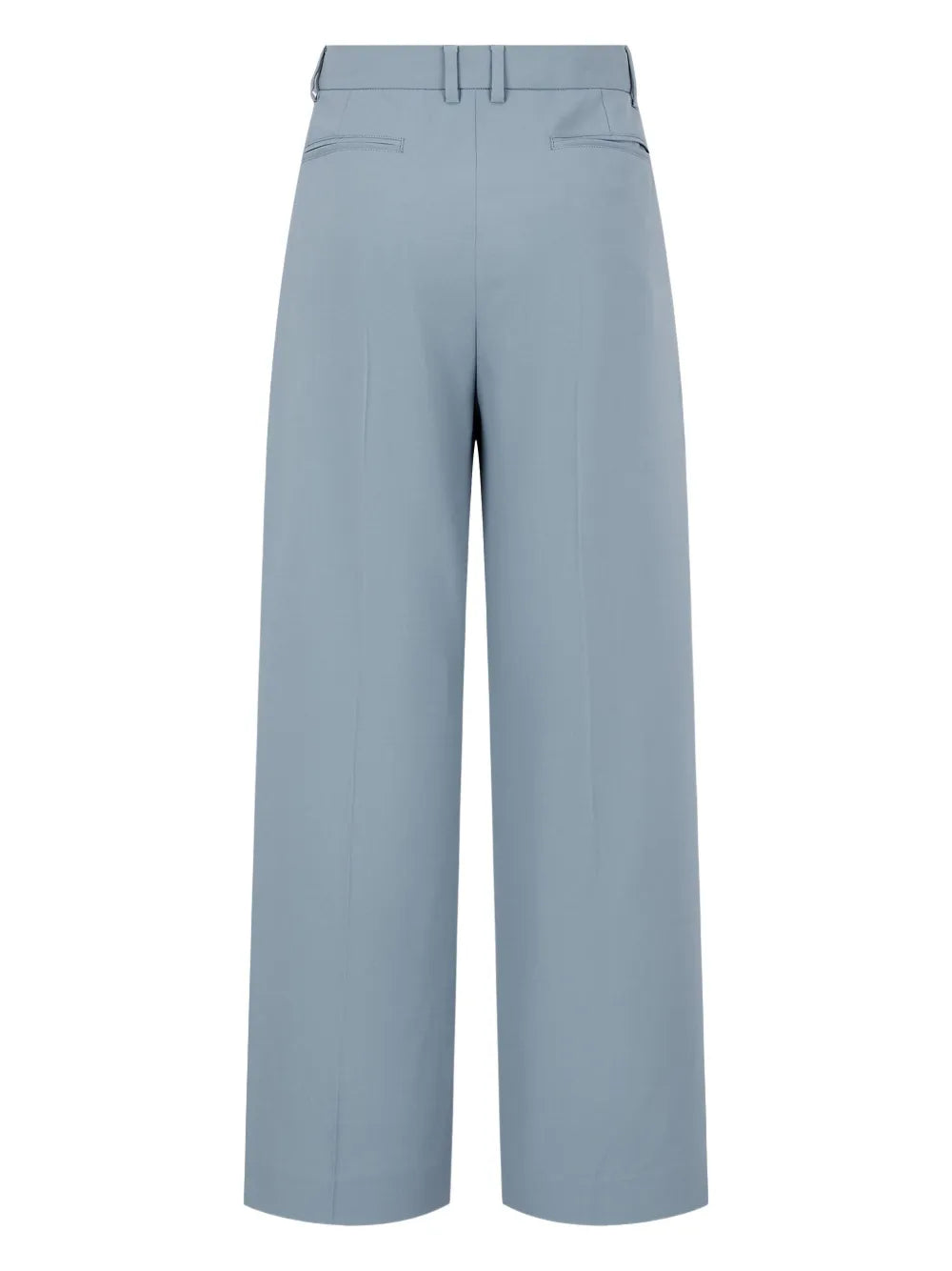 Pleated Wide-Leg Trousers