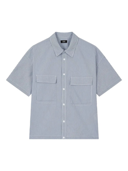 Striped Short-Sleeved Shirt