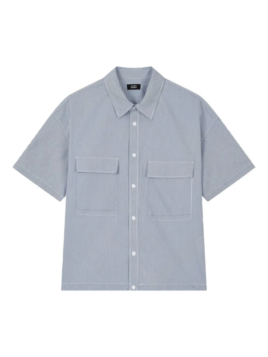 Striped Short-Sleeved Shirt