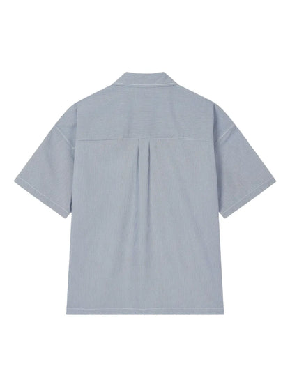 Striped Short-Sleeved Shirt