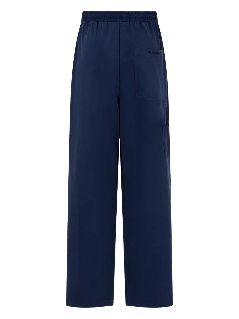 Elasticated Wide-Leg Trousers