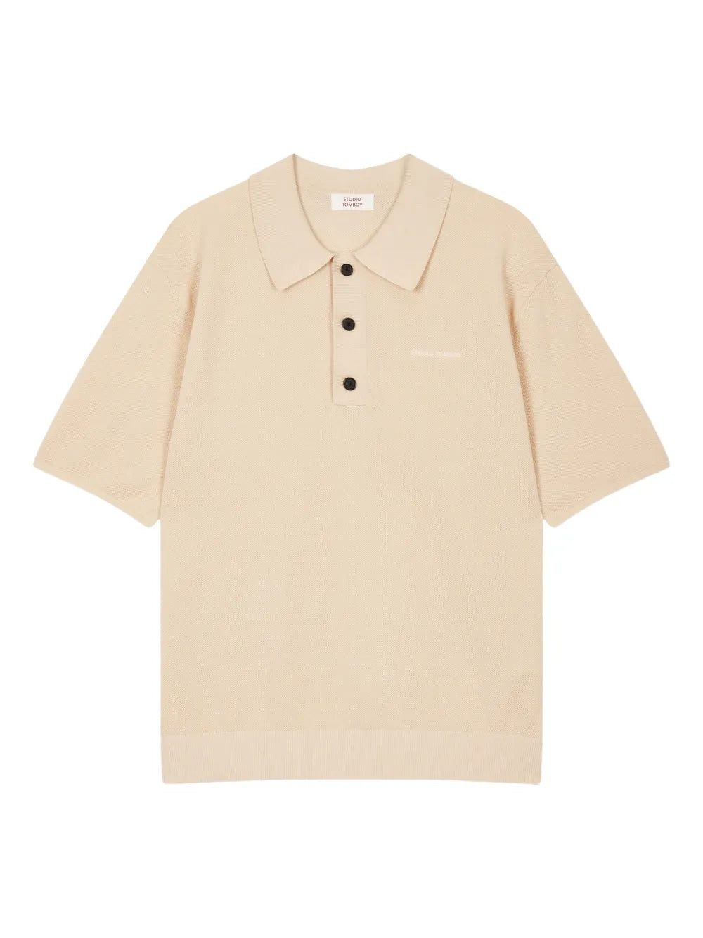 Short-Sleeve Polo Top