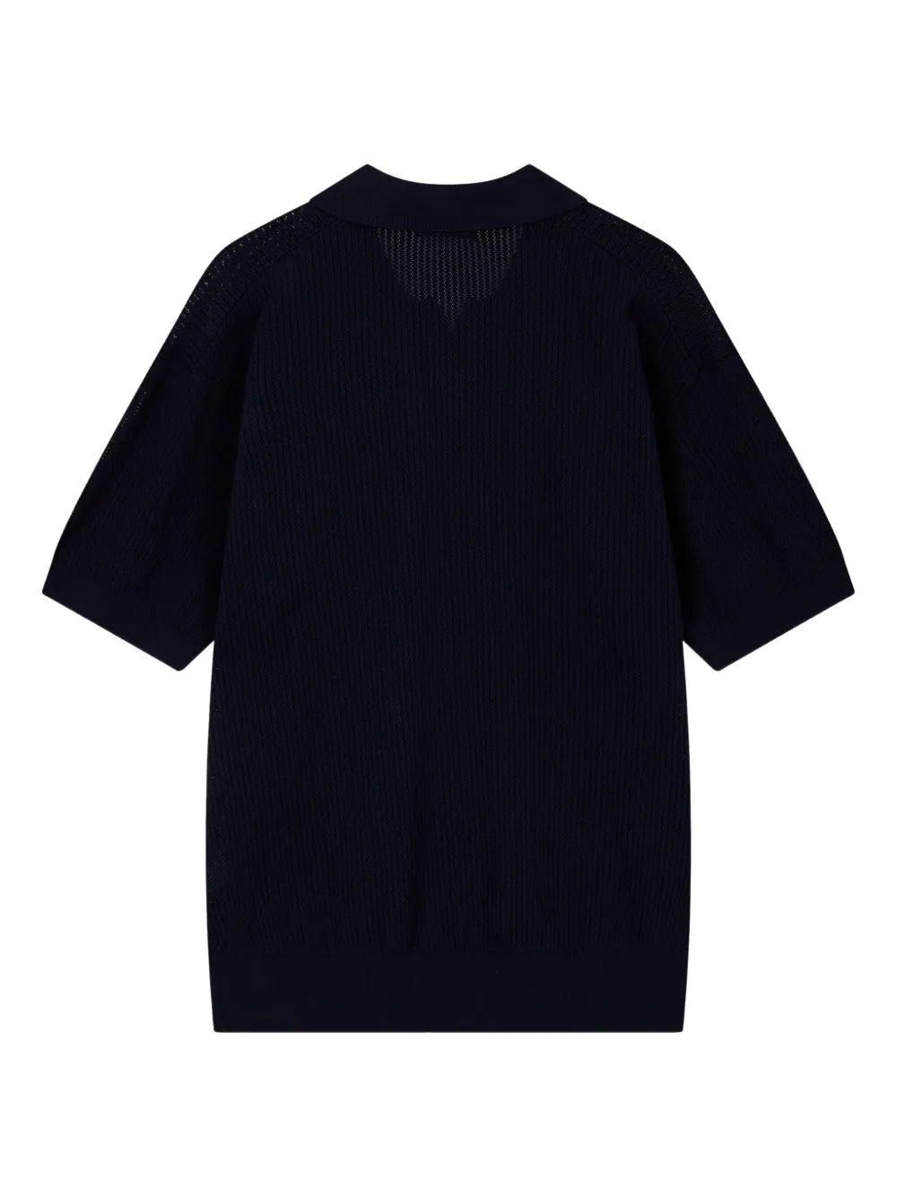 Ribbed Polo Top