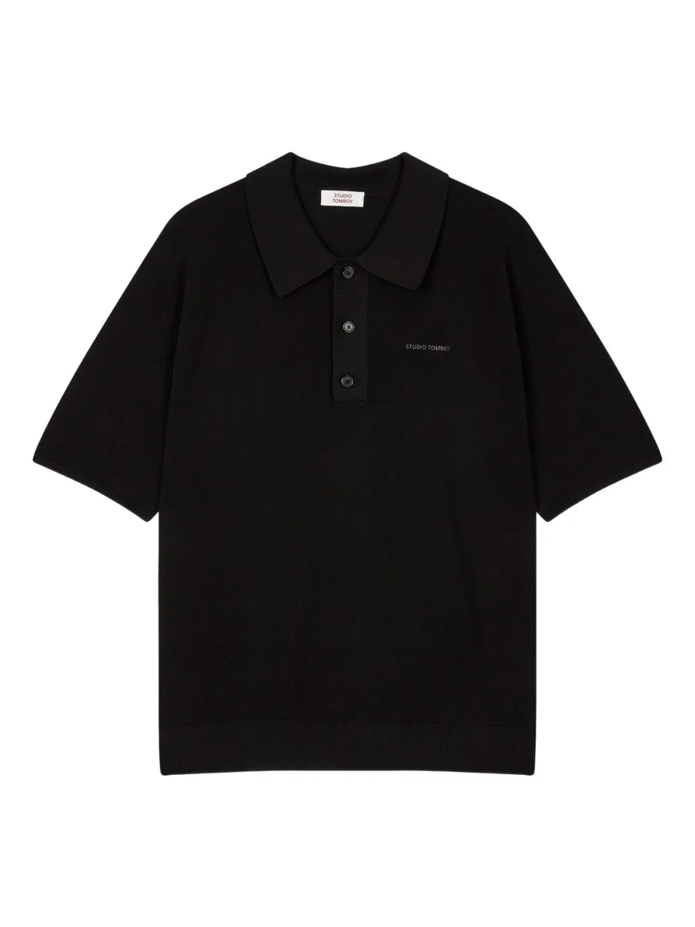 Ribbed Polo Shirt