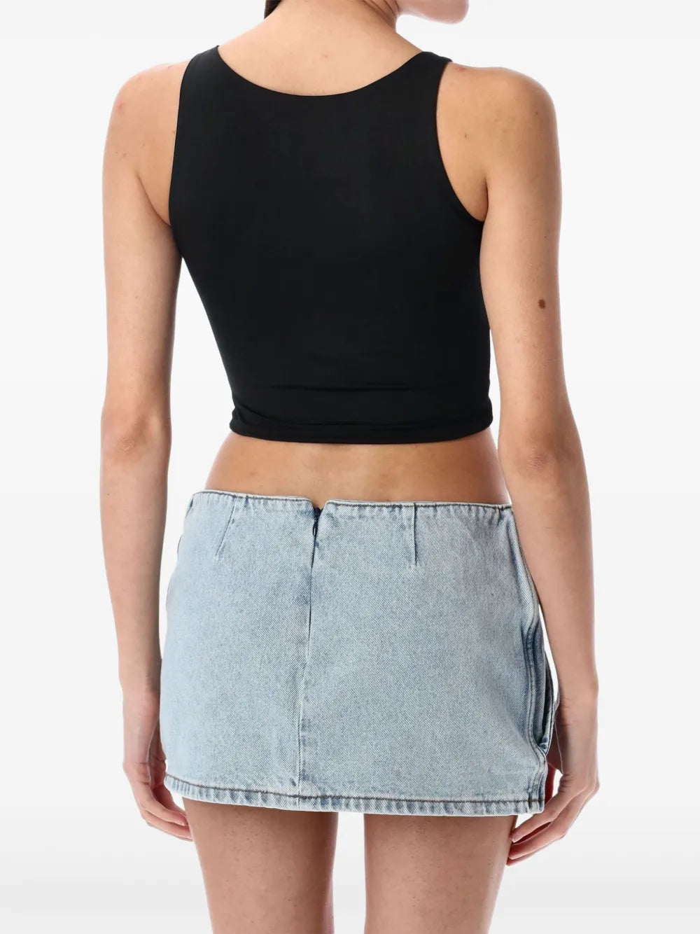 Floral-Appliqué Swim Top