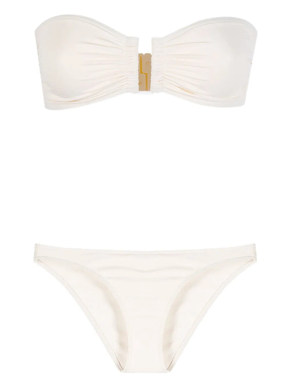 Strapless-Top Bikini Set
