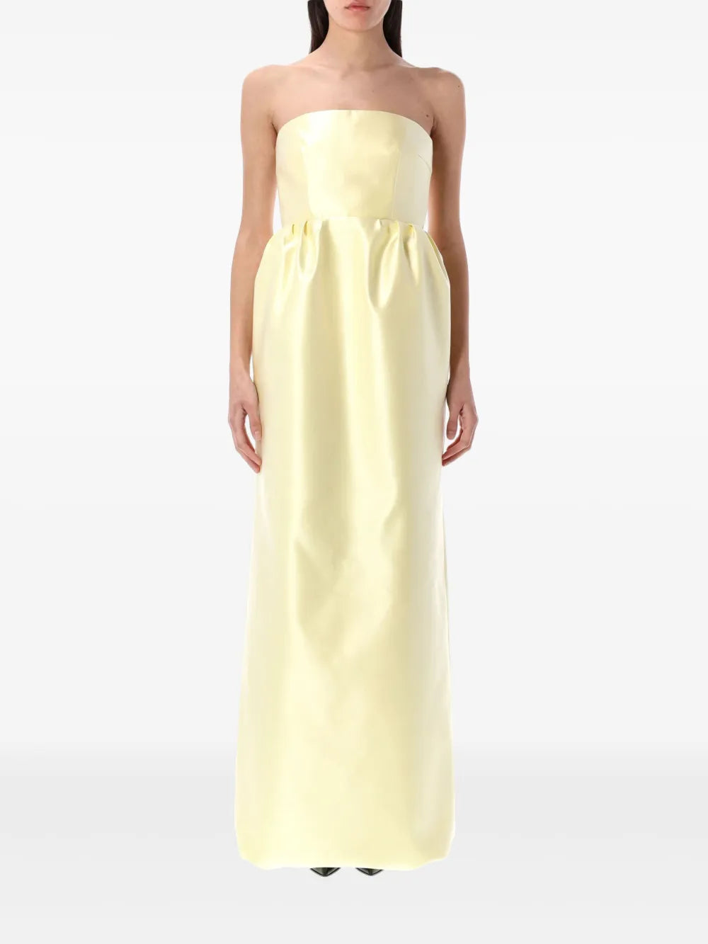 Silk Bustier Gown