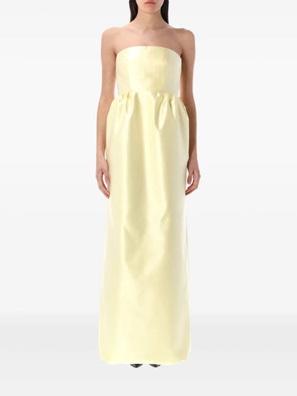 Silk Bustier Gown