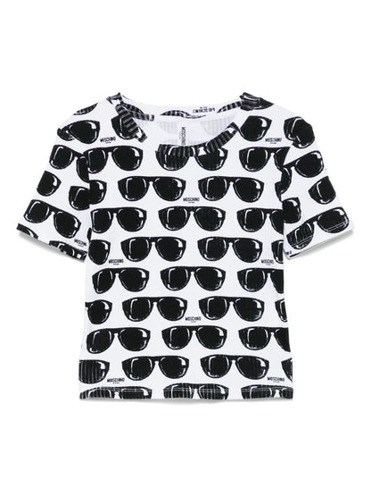 Sunglasses-Print T-Shirt