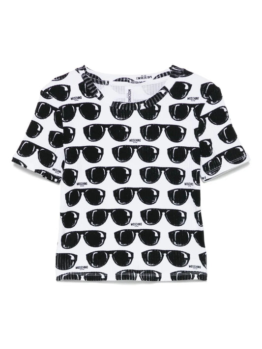 Sunglasses-Print T-Shirt