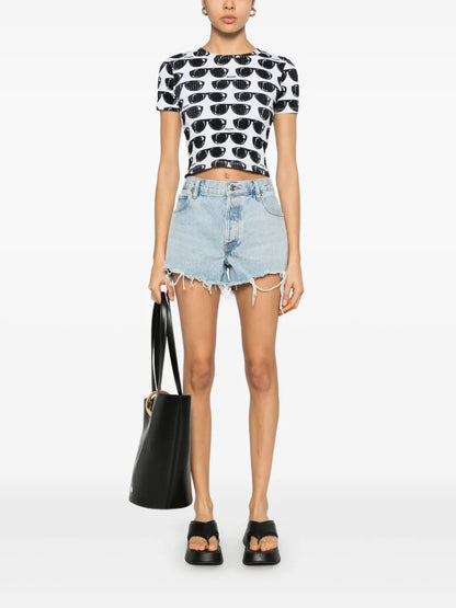 Sunglasses-Print T-Shirt