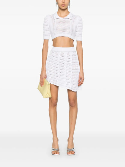 Pleated Mini Skirt