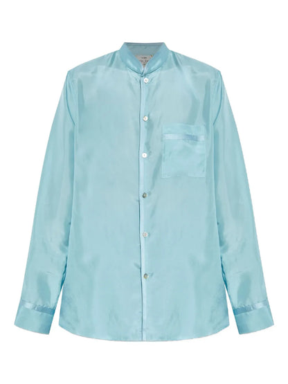 Satin Long-Sleeve Shirt
