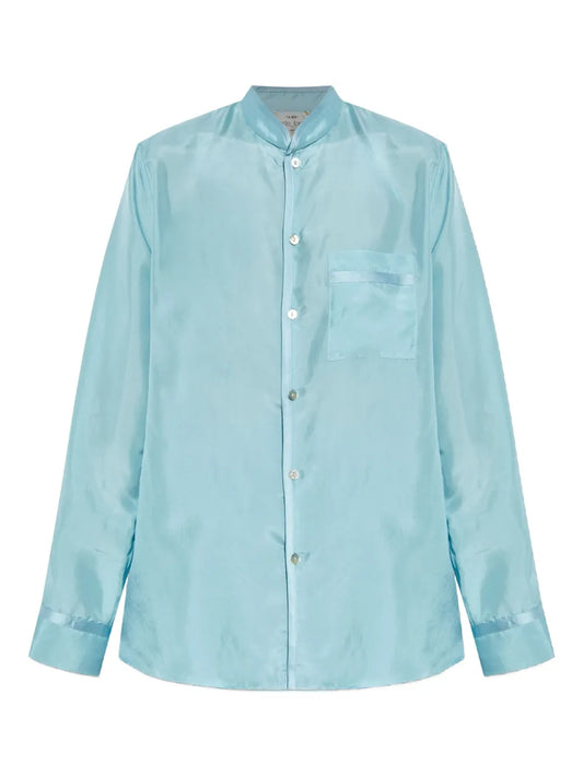 Satin Long-Sleeve Shirt