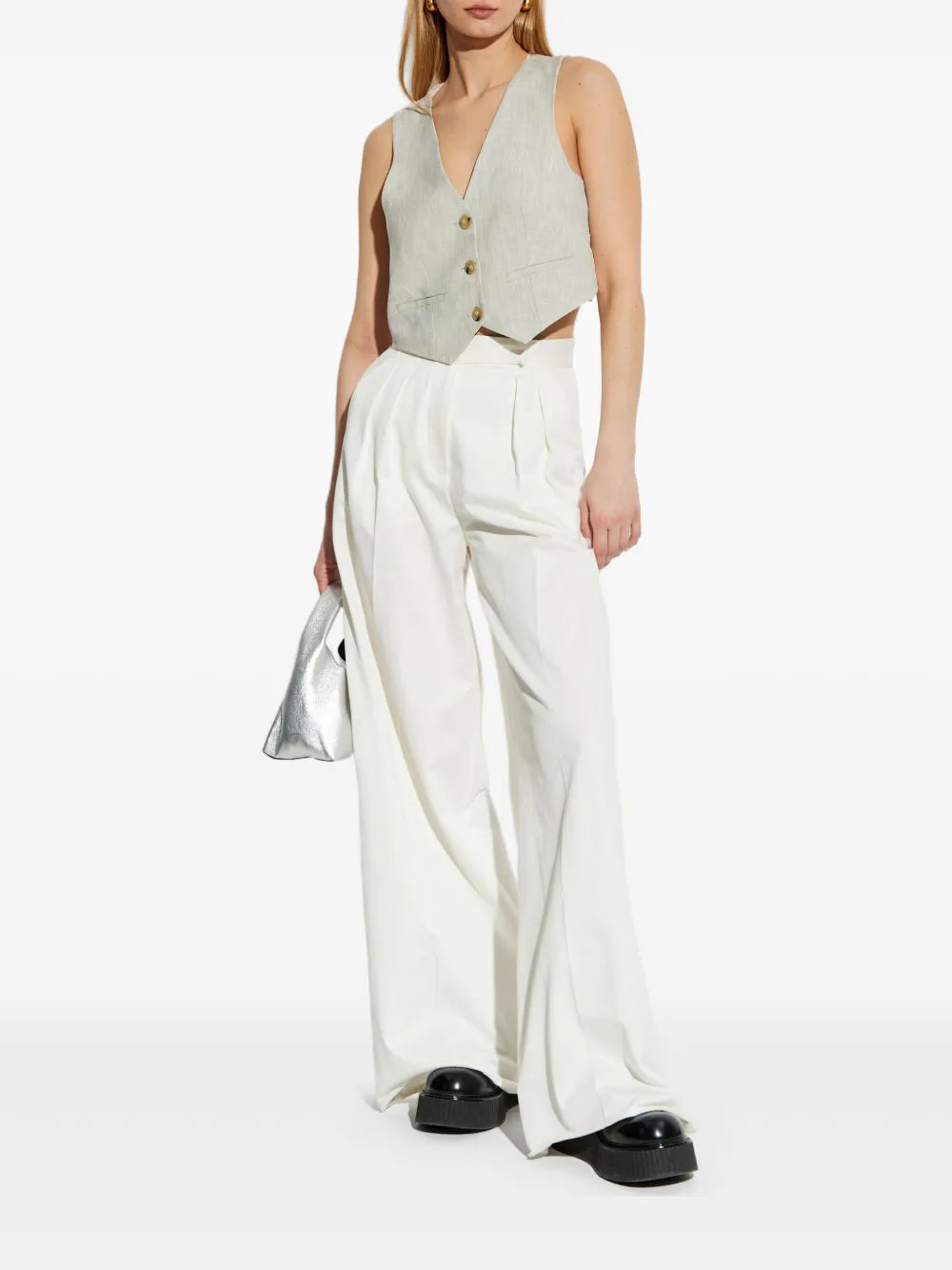 Slub-Textured Waistcoat