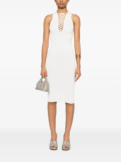 Ribbed-Knit Midi Dress