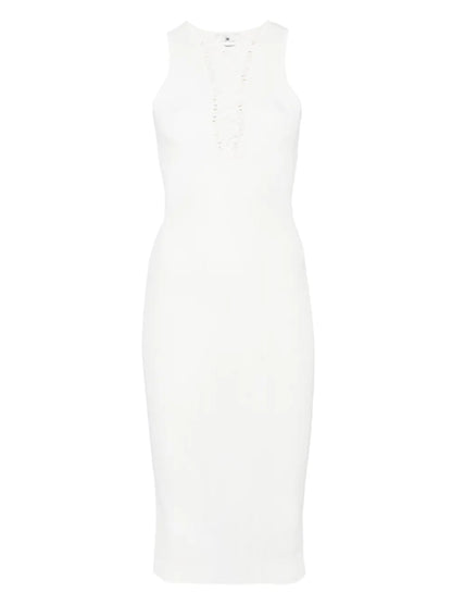 Ribbed-Knit Midi Dress