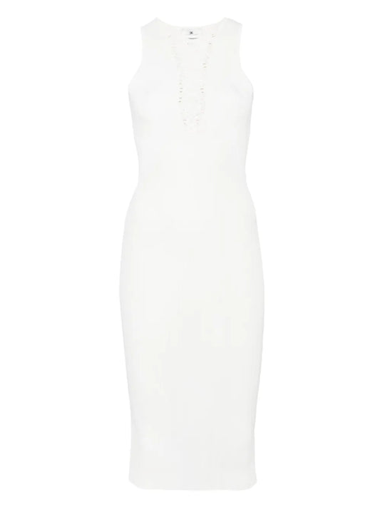 Ribbed-Knit Midi Dress