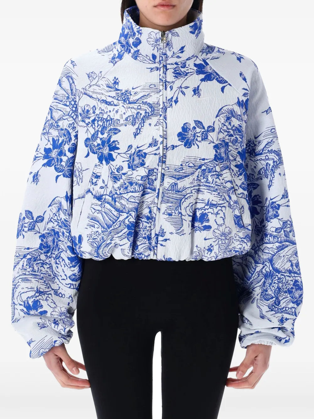 Floral-Print Jacket