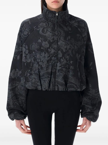 Floral-Print Jacket