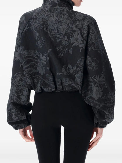 Floral-Print Jacket