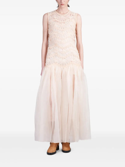 Illuminate Macramé Maxi Dress