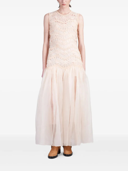 Illuminate Macramé Maxi Dress
