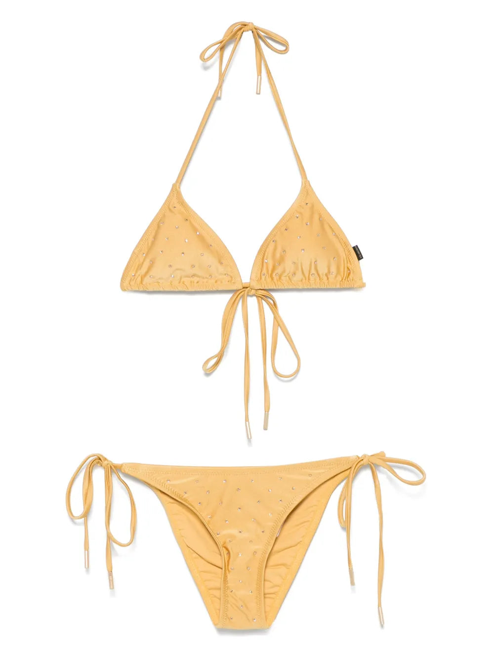 Crystal-Embellished Bikini Set