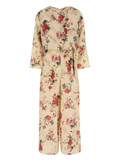 Floral Wrap Playsuit