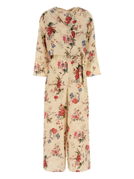Floral Wrap Playsuit