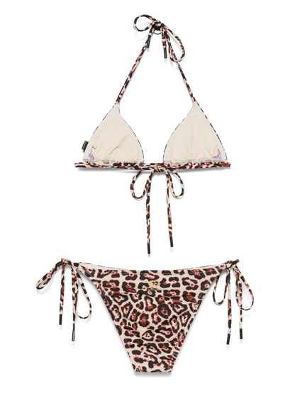 Animal-Print Bikini Set