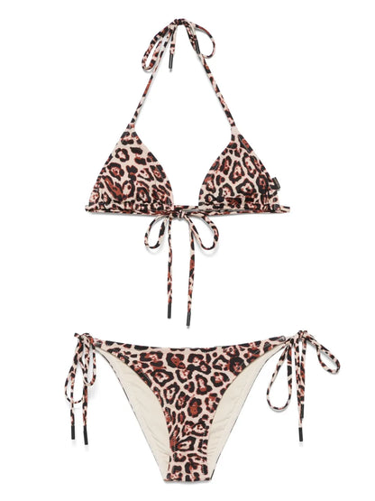 Animal-Print Bikini Set