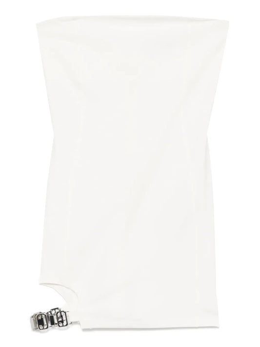 Metal-Logo Mini Dress