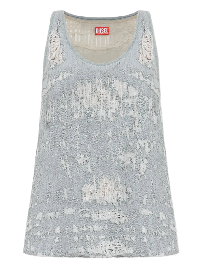 De-Dalby Distressed Tank Top
