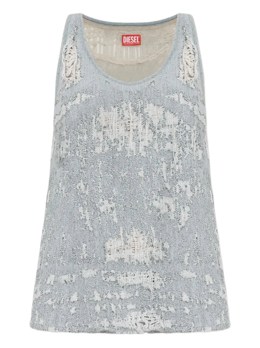 De-Dalby Distressed Tank Top
