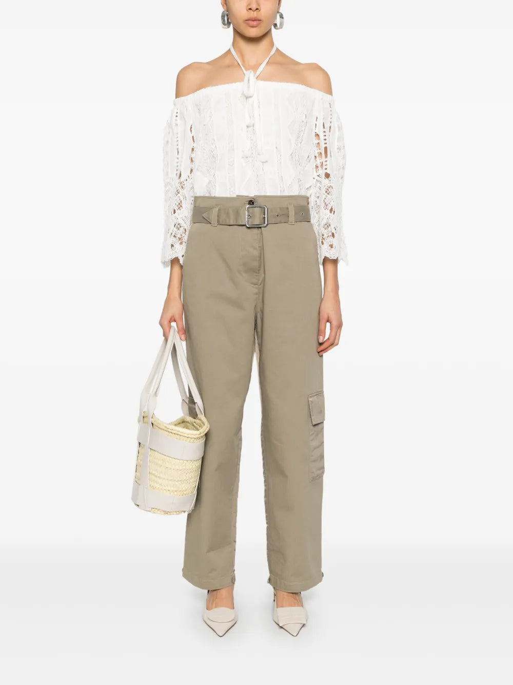 Belted Cargo Trousers