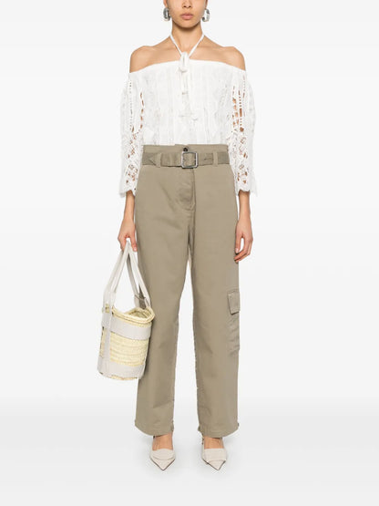 Belted Cargo Trousers