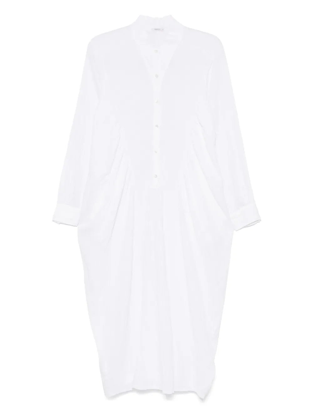 Gathered-Detail Maxi Dress