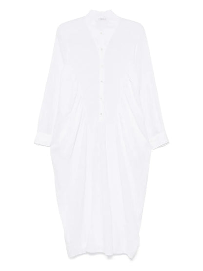 Gathered-Detail Maxi Dress