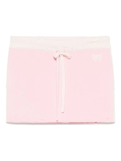 Logo-Embroidered Mini Skirt