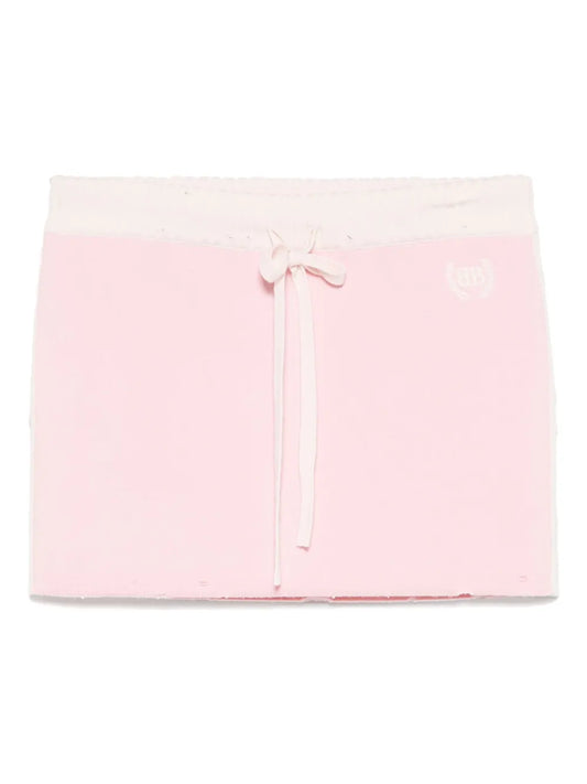 Logo-Embroidered Mini Skirt