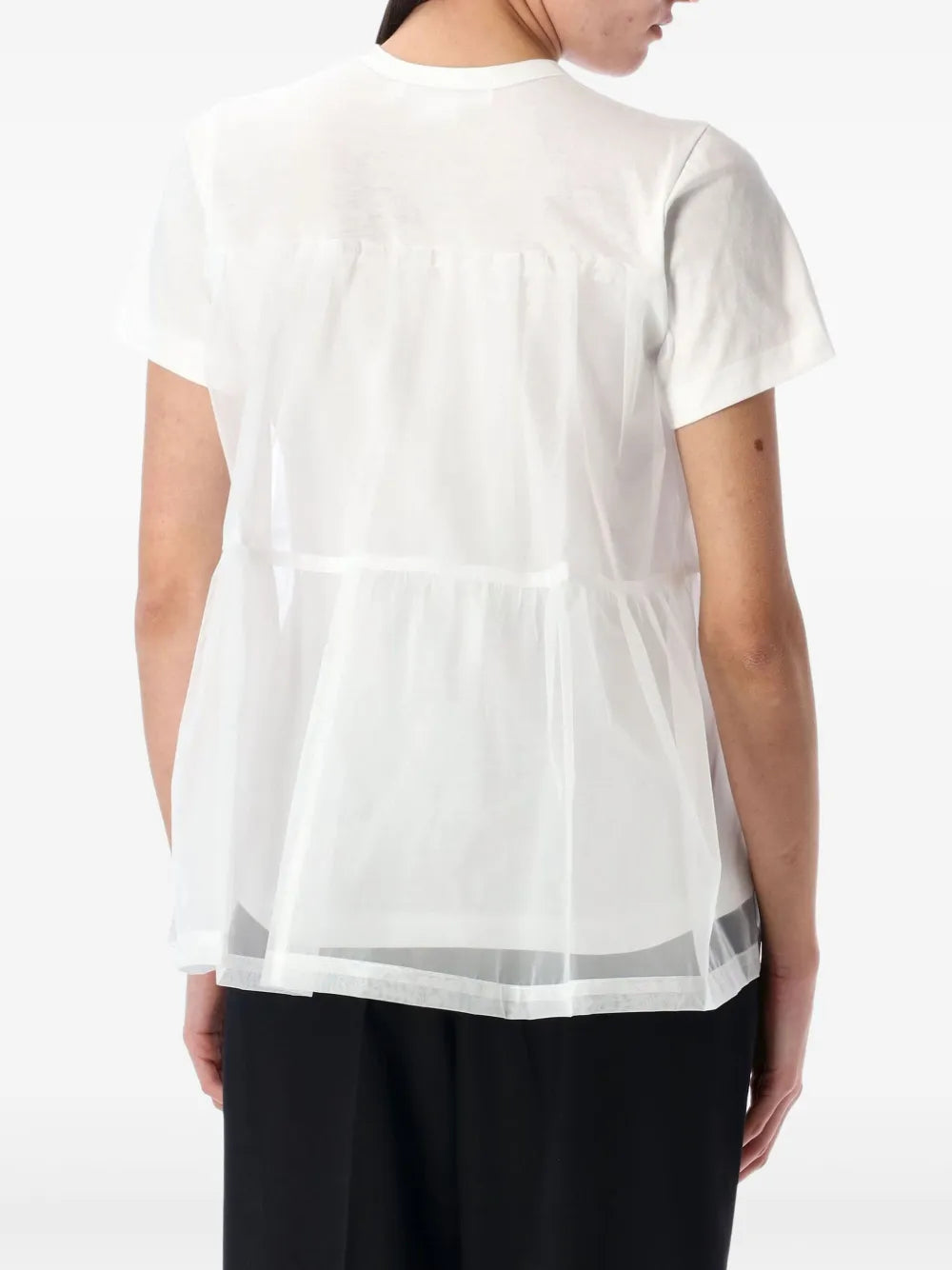 Tulle-Panels T-Shirt