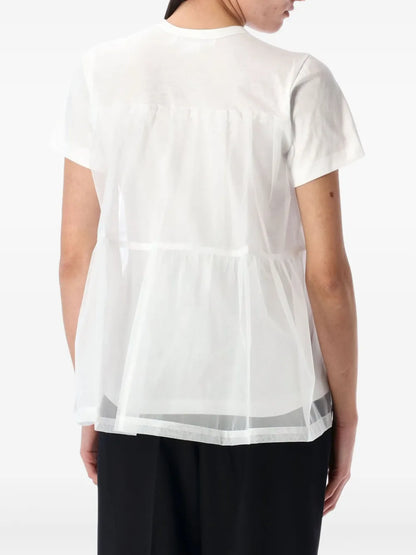 Tulle-Panels T-Shirt