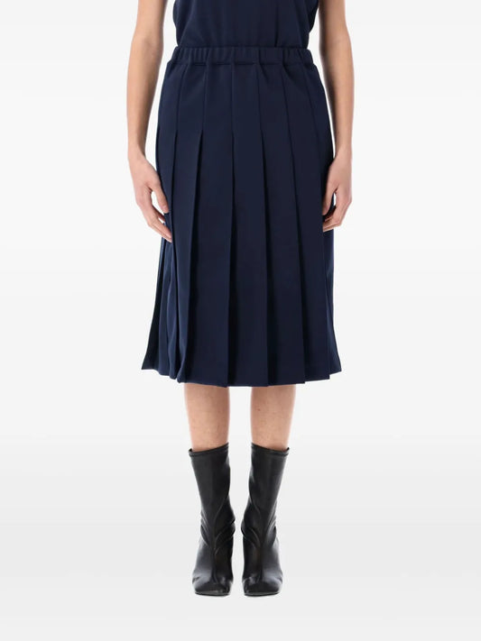 Pleated Midi Skirt
