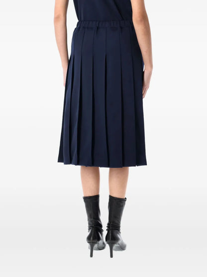 Pleated Midi Skirt