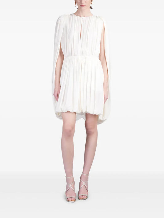 Pleated Mini Dress