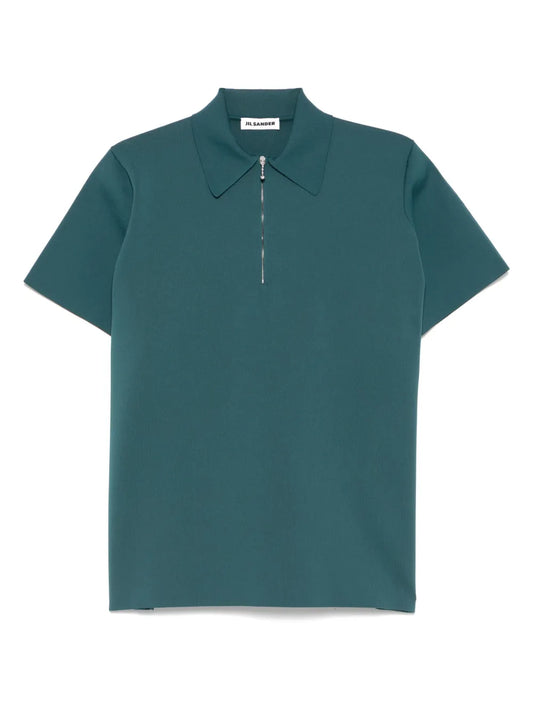 Ribbed Polo Top